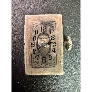Vintage Gruen watch movement with dial‎ and hands